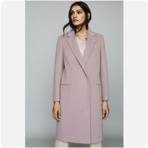 Reiss Eva Coat stunning pale Lavender. Size 6